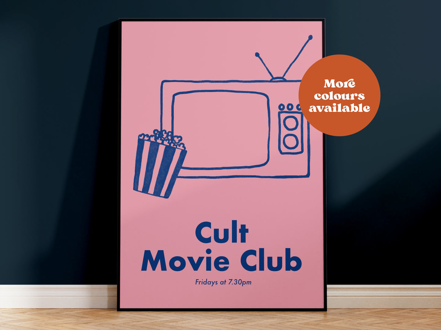 Cult Movie Club Handdrawn Print
