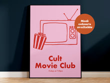 Load image into Gallery viewer, Cult Movie Club Handdrawn Print
