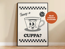 Load image into Gallery viewer, Fancy a cuppa tea coffee print
