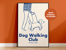 Load image into Gallery viewer, Dog Walking Club Handdrawn Print
