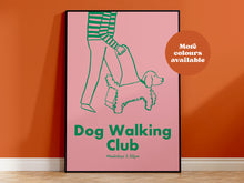 Load image into Gallery viewer, Dog Walking Club Handdrawn Print
