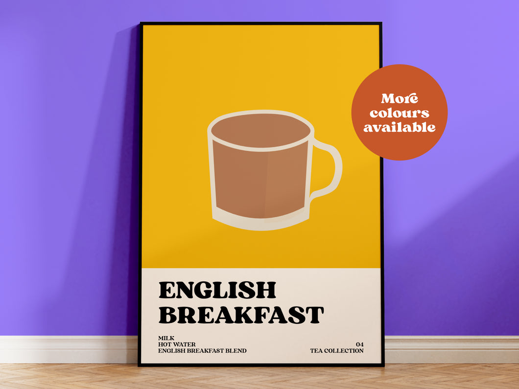 English Breakfast Tea Print