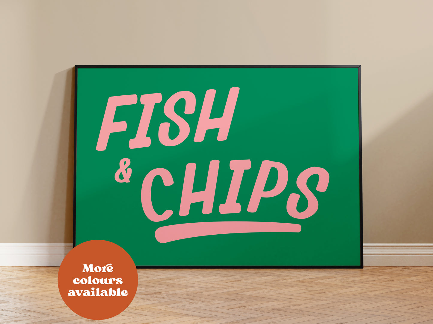 Fish and Chips Print