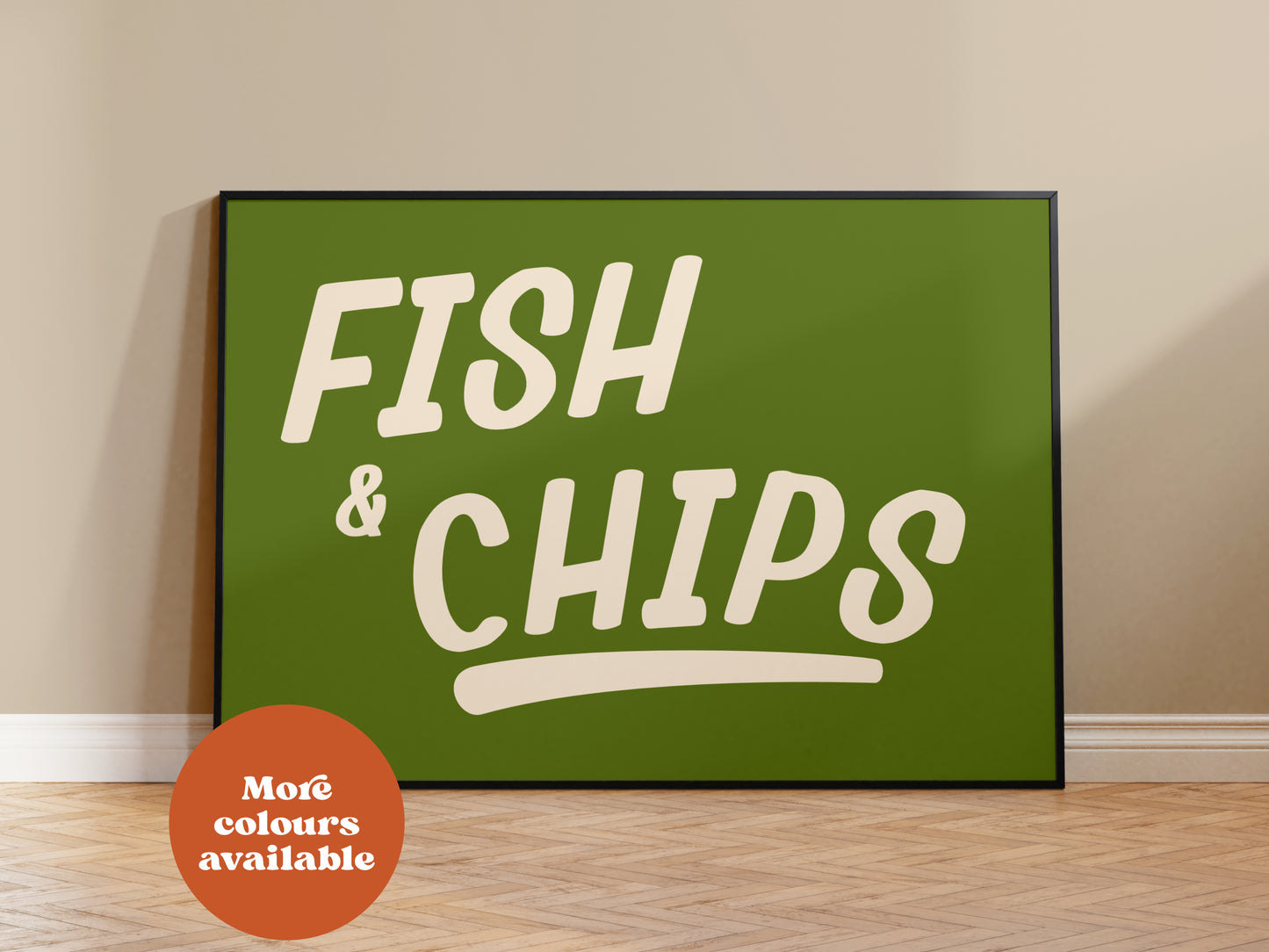 Fish and Chips Print