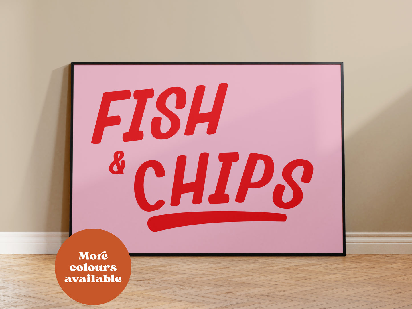 Fish and Chips Print