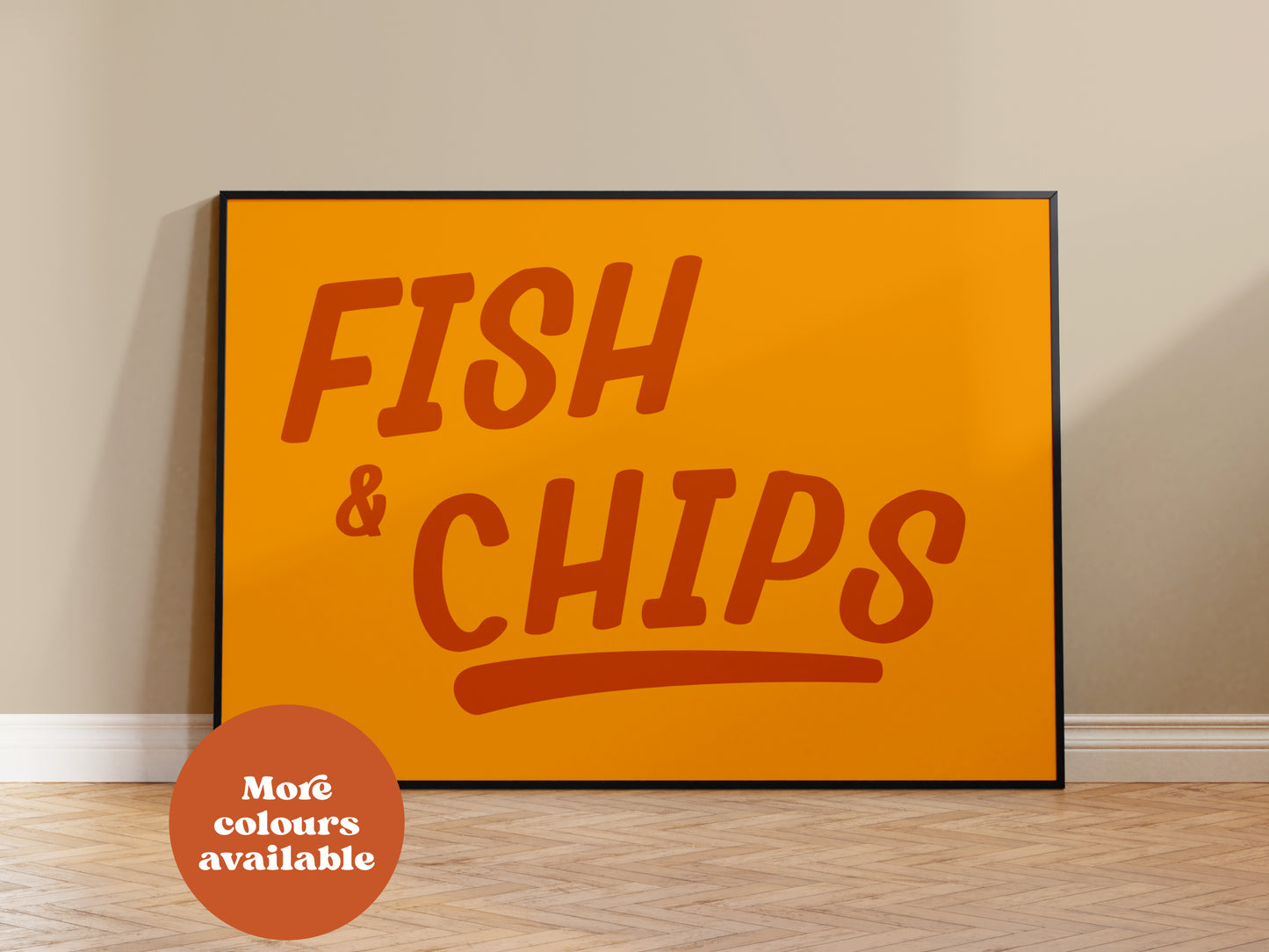 Fish and Chips Print