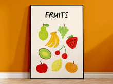 Load image into Gallery viewer, Fruits Drawing Print
