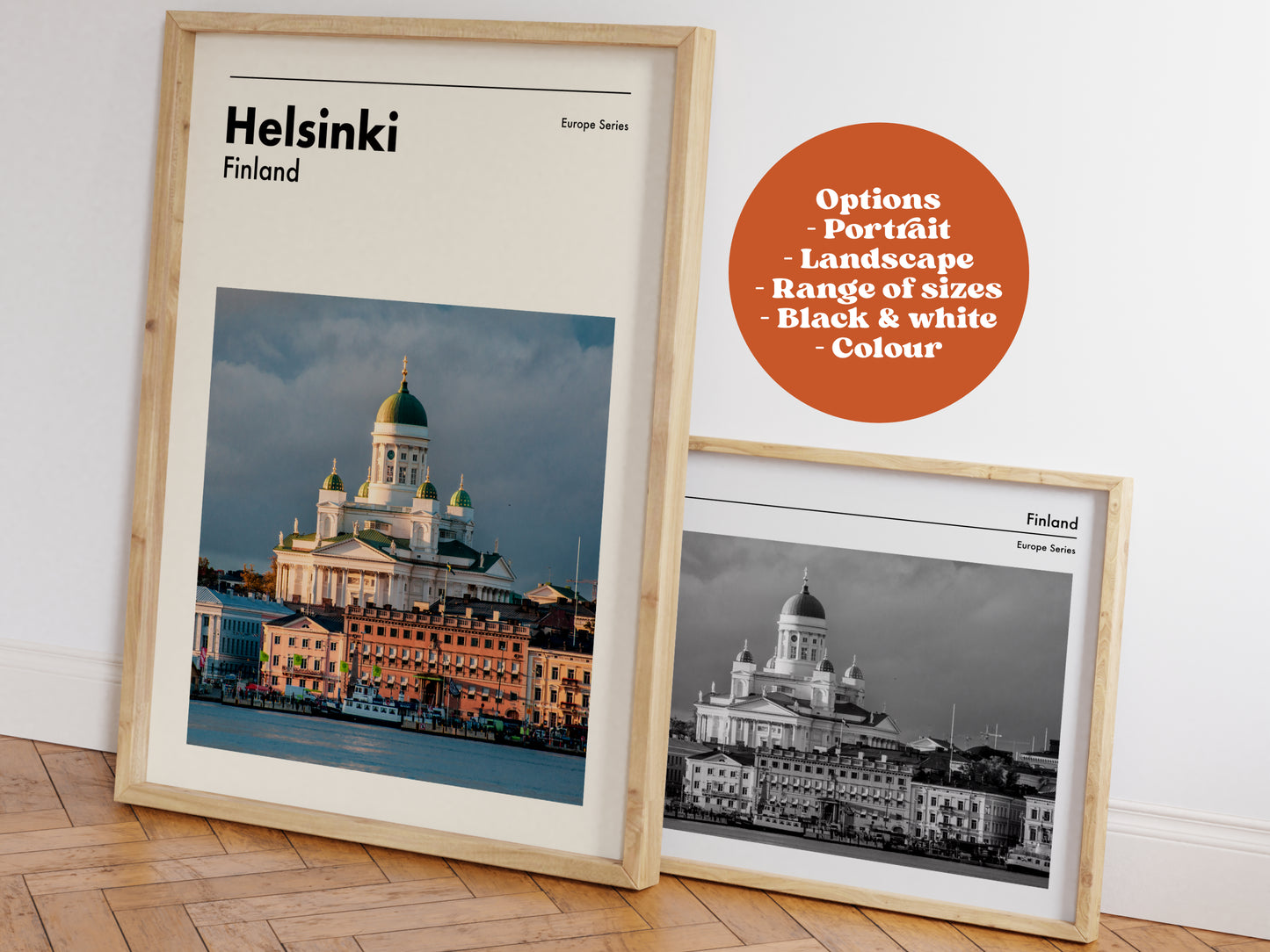 Helsinki Finland Travel Print - City Series