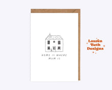 Load image into Gallery viewer, Home is Where Mum is Card
