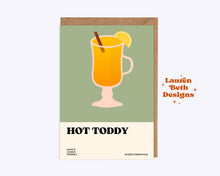 Load image into Gallery viewer, Hot Toddy Recipe Christmas Card
