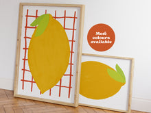 Load image into Gallery viewer, Lemon Hand-Drawn Print
