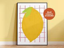 Load image into Gallery viewer, Lemon Hand-Drawn Print
