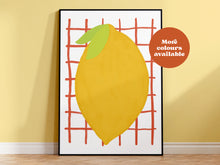 Load image into Gallery viewer, Lemon Hand-Drawn Print
