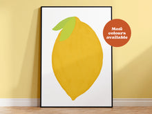 Load image into Gallery viewer, Lemon Hand-Drawn Print
