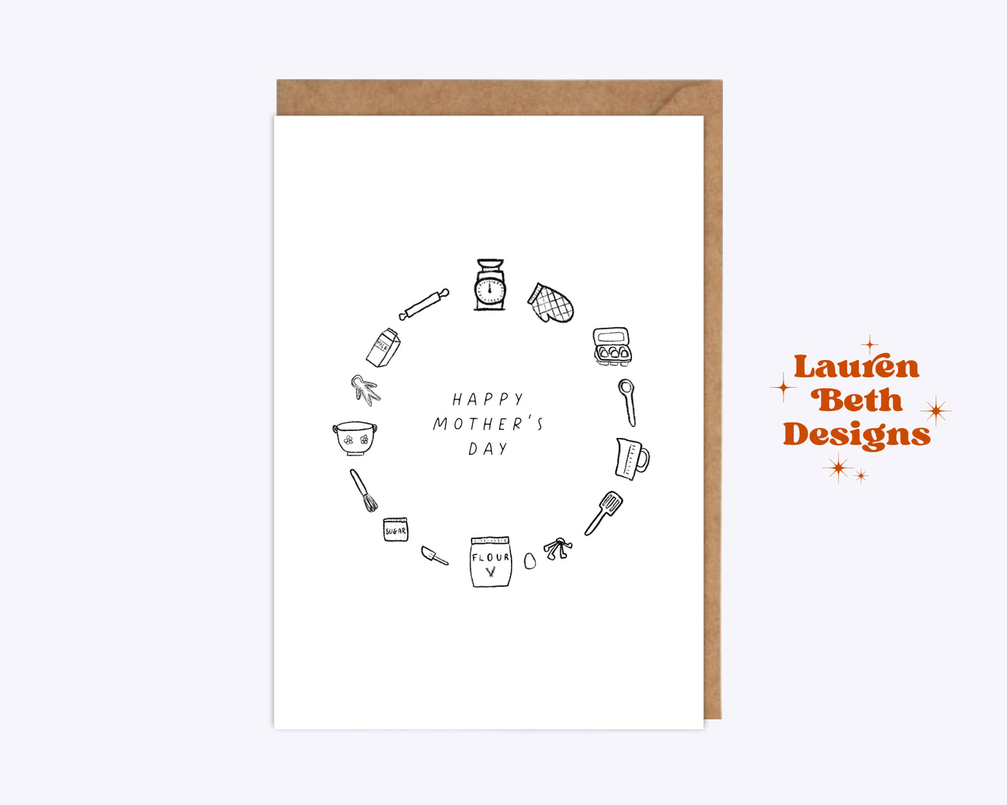 Happy Mother's Day Baking Card