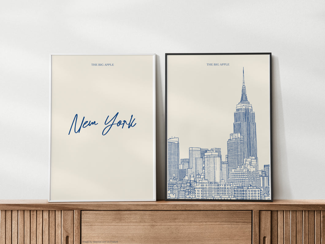 New York Two-Pack print