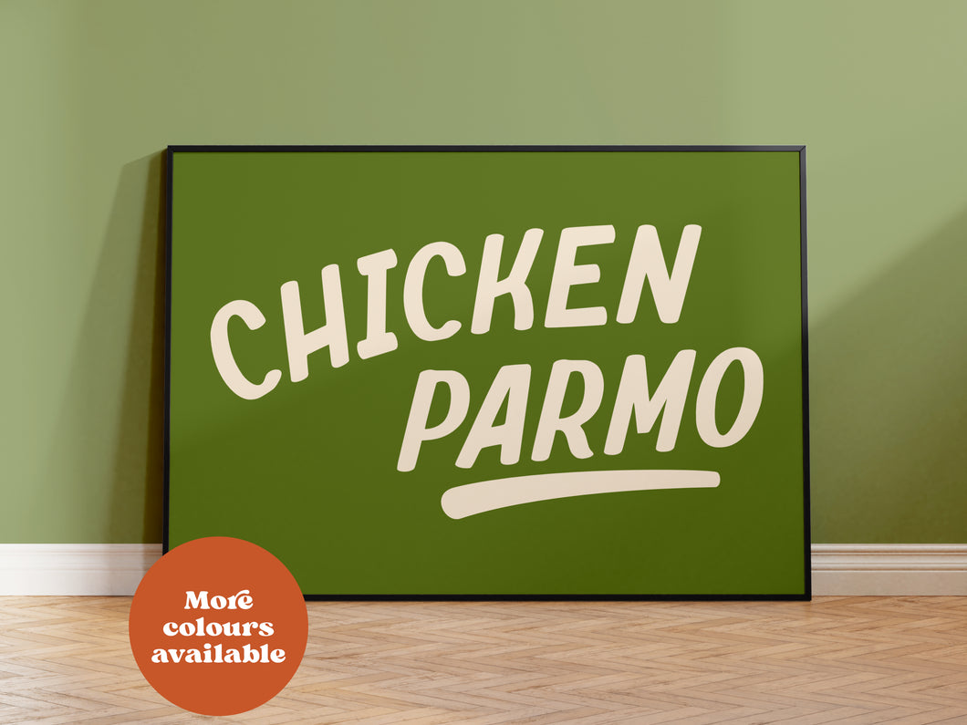 Chicken Parmo Print