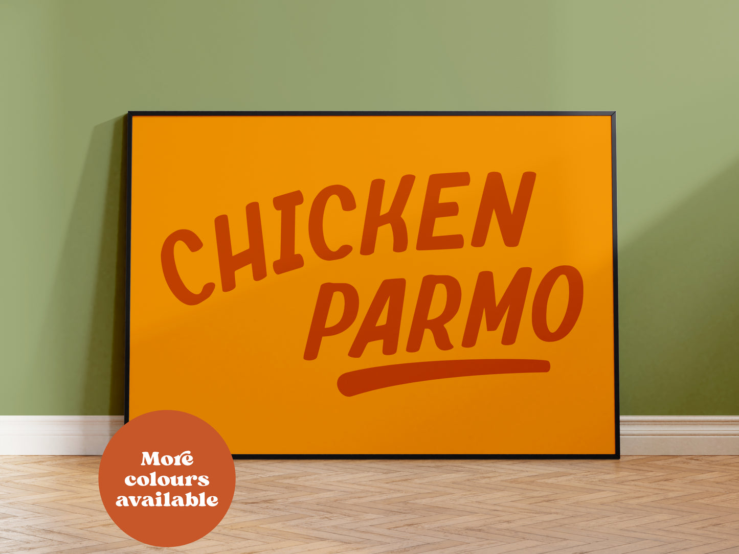 Chicken Parmo Print