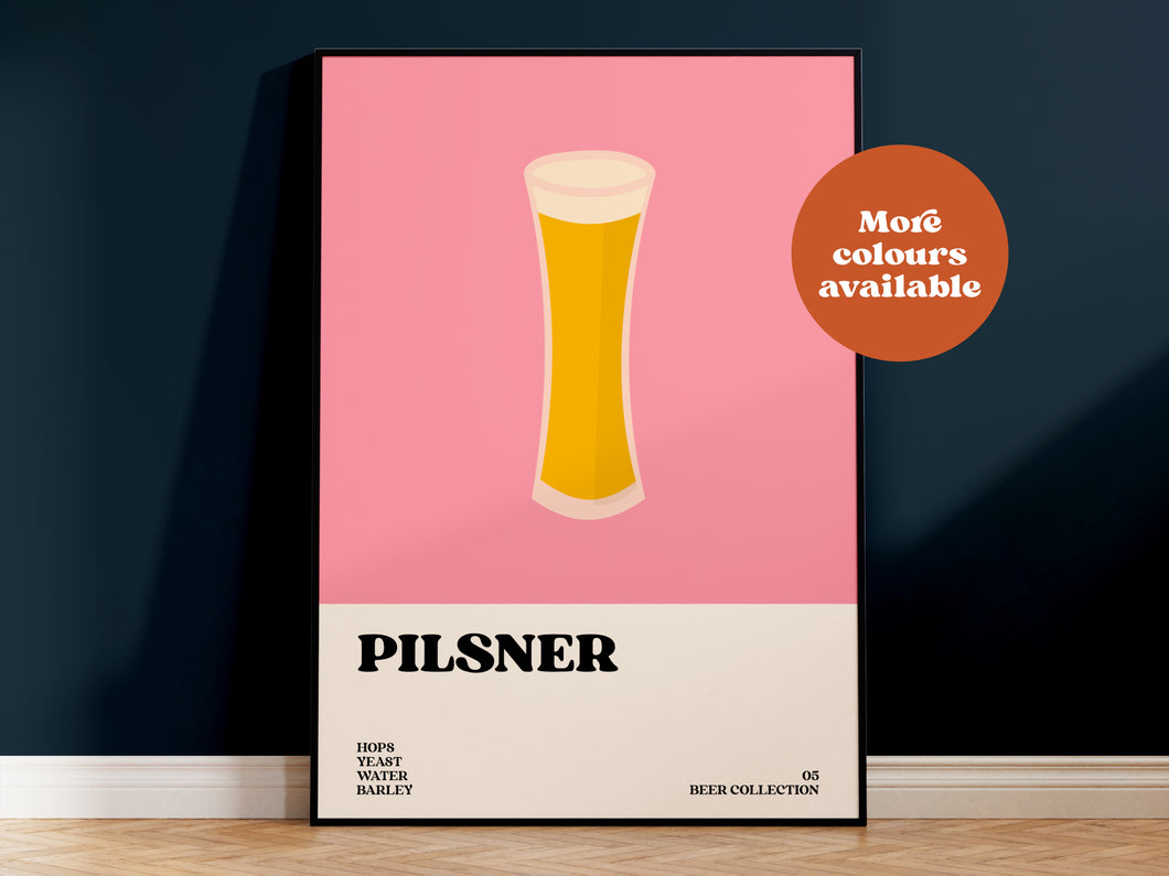 Pilsner Beer Print