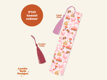 Load image into Gallery viewer, Pink Christmas Dachshund Bookmark
