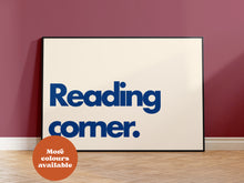 Load image into Gallery viewer, Reading Corner Print
