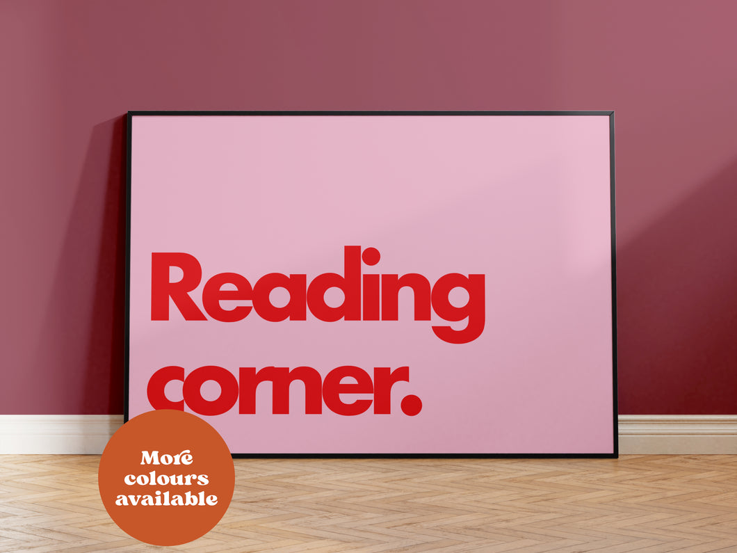 Reading Corner Print