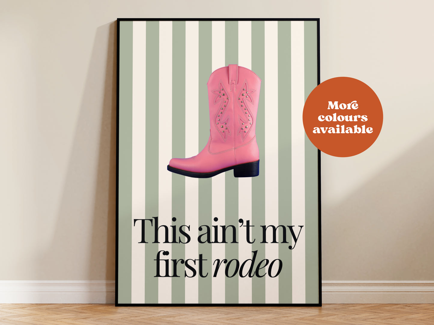 Not My First Rodeo Print