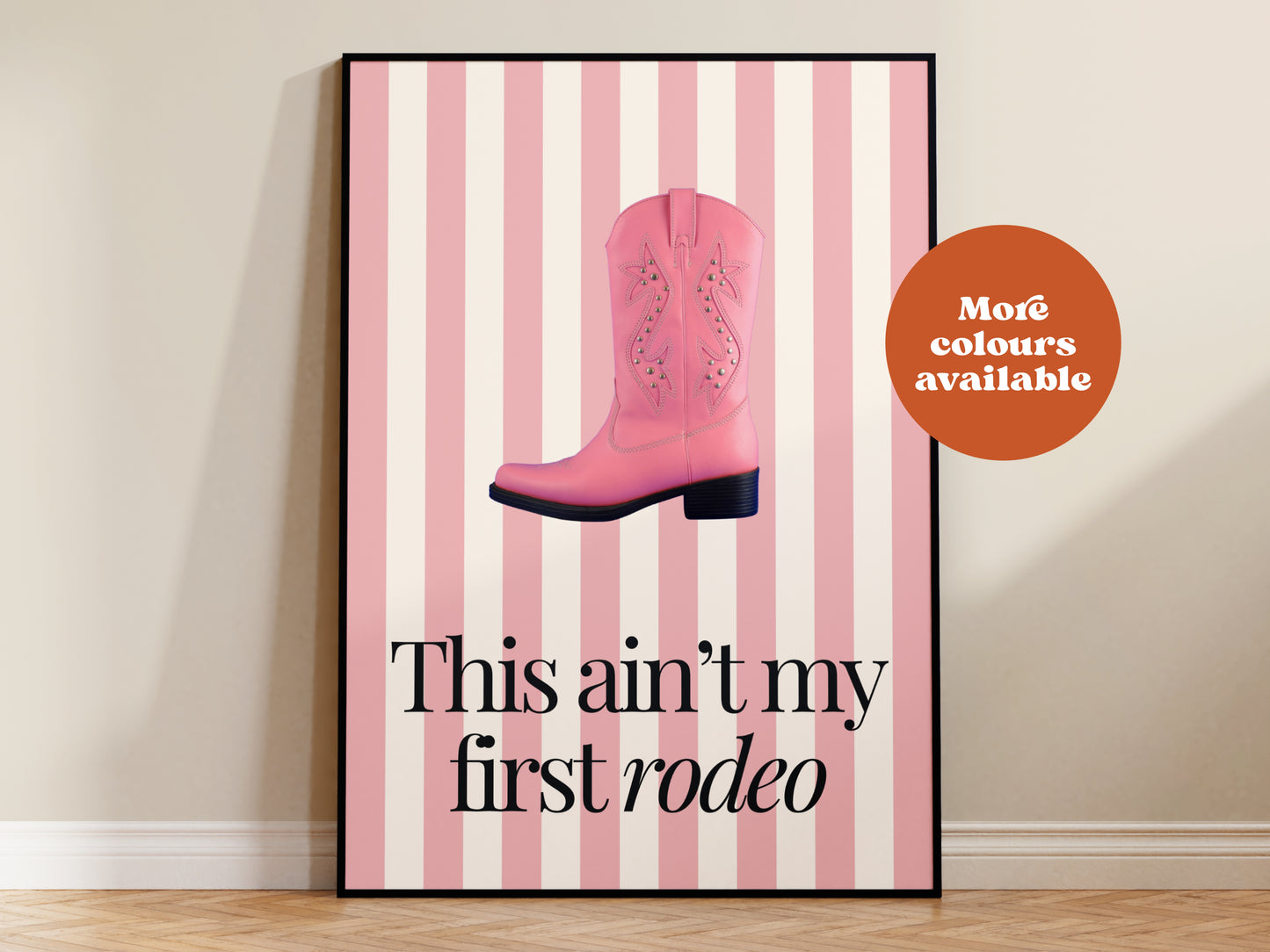 Not My First Rodeo Print