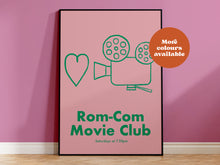 Load image into Gallery viewer, Rom-Com Movie Club Handdrawn Print
