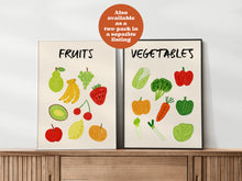 Load image into Gallery viewer, Vegetables Drawing Print
