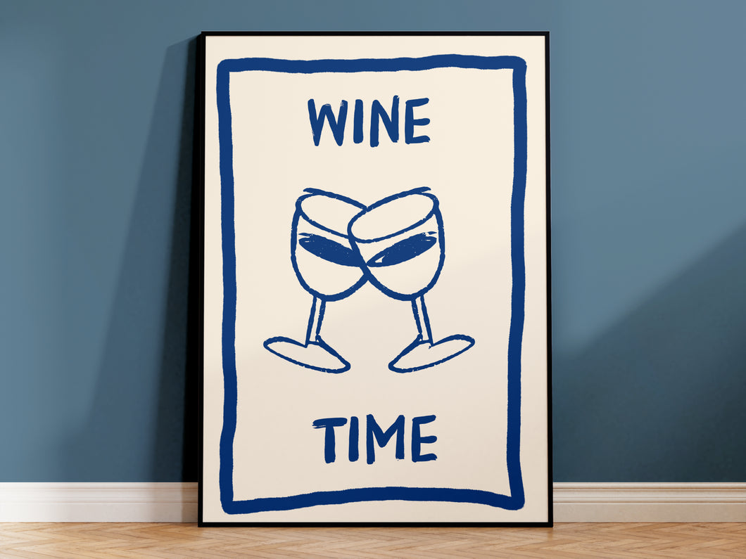 Wine Time Print