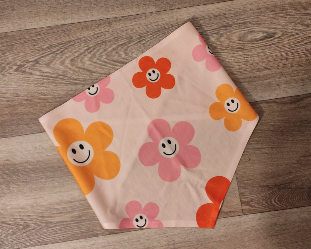 Smiling Flowers Pet Bandana