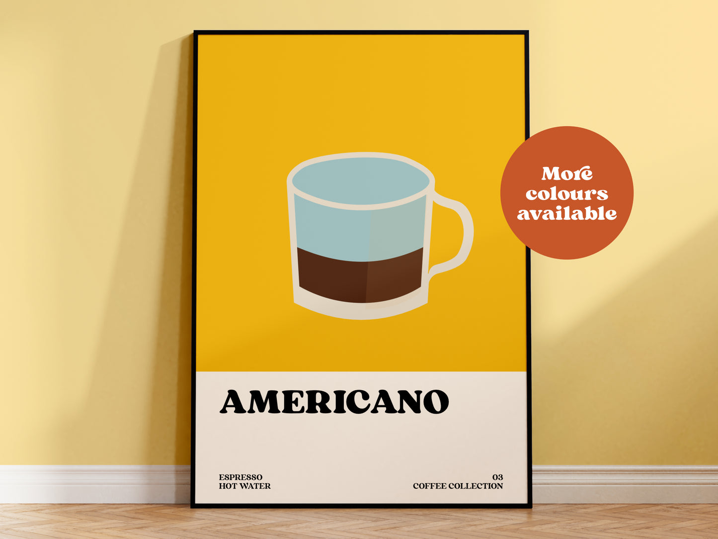 Americano Coffee Print
