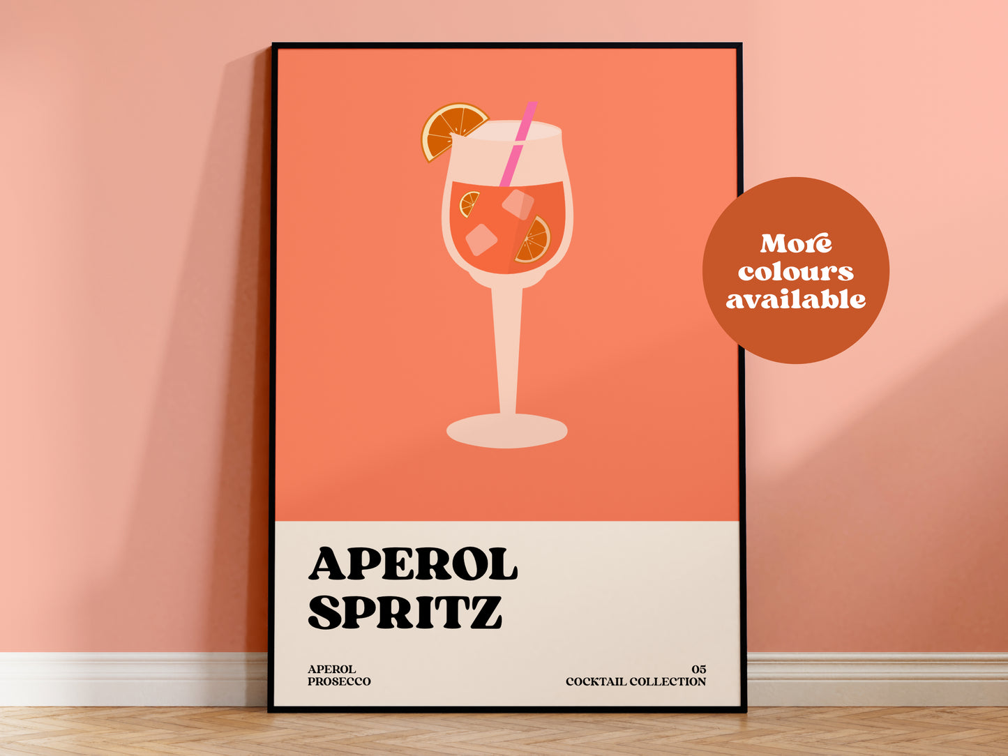 Aperol Spritz Cocktail Print