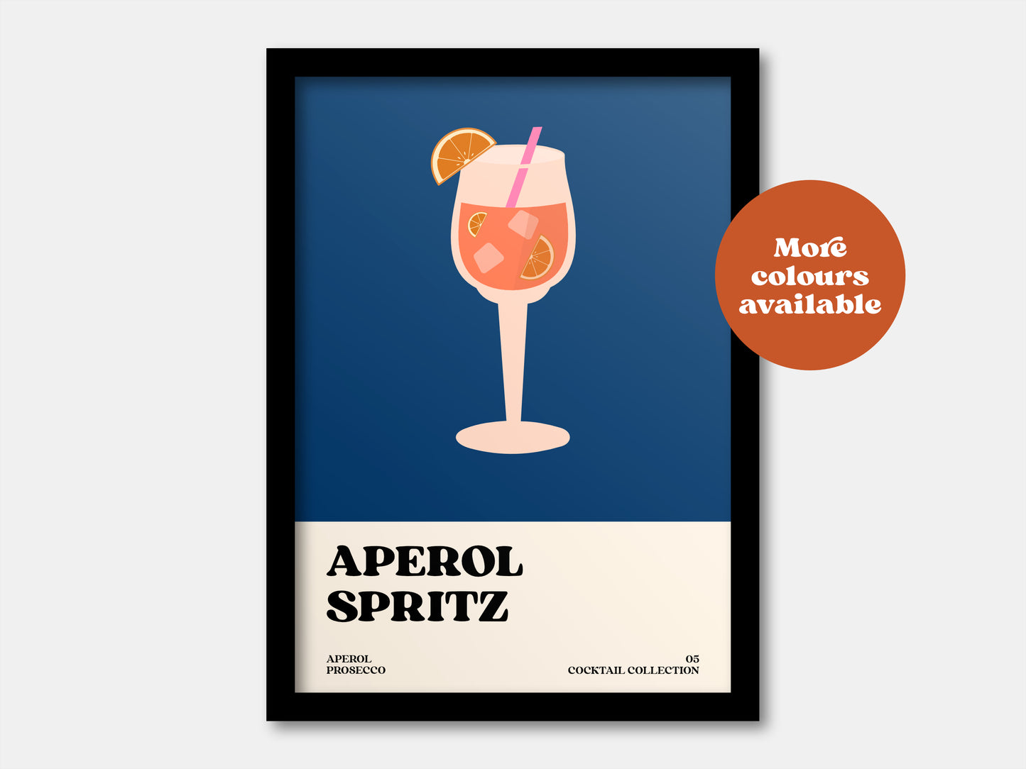 Aperol Spritz Cocktail Print