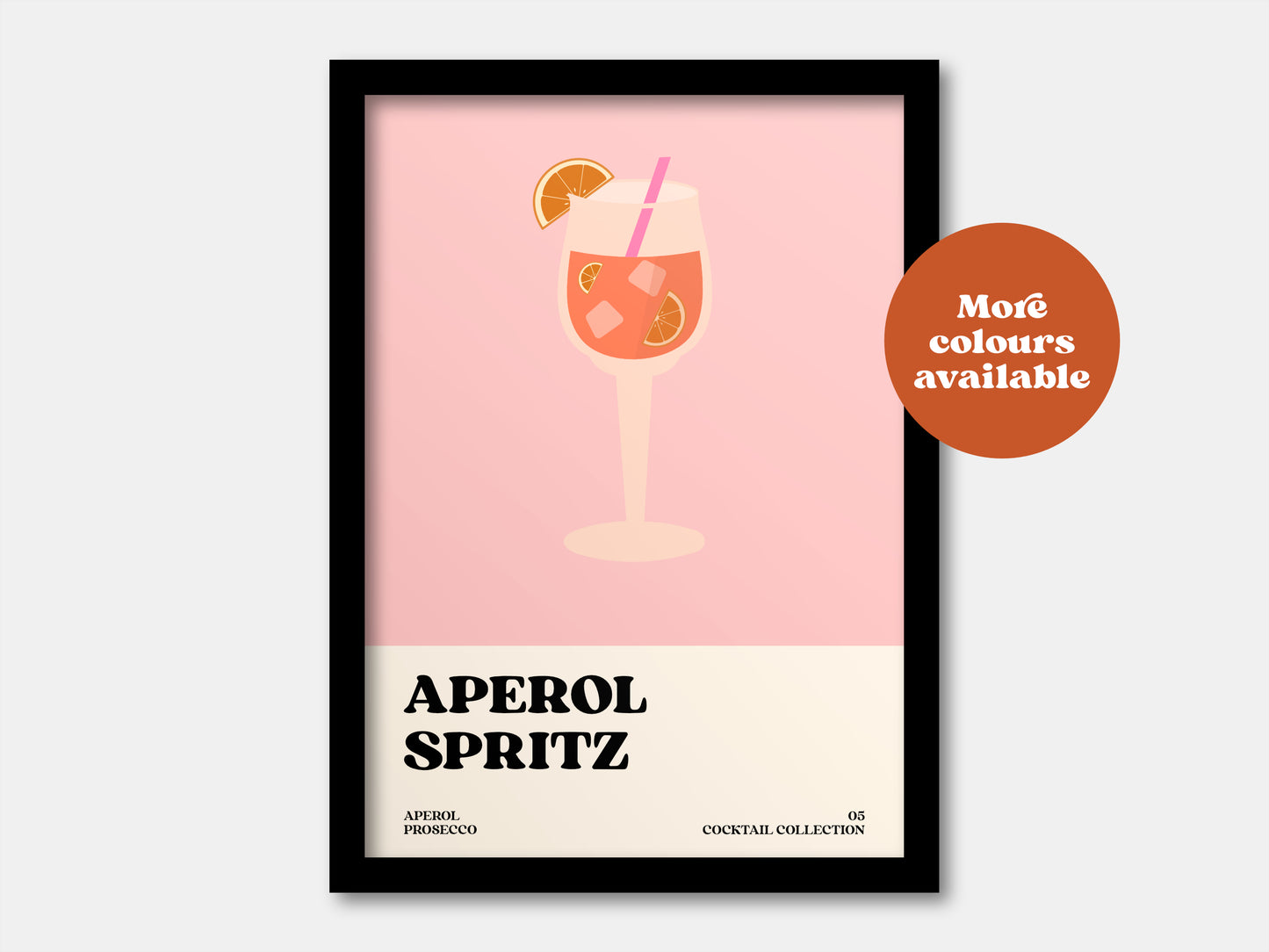Aperol Spritz Cocktail Print