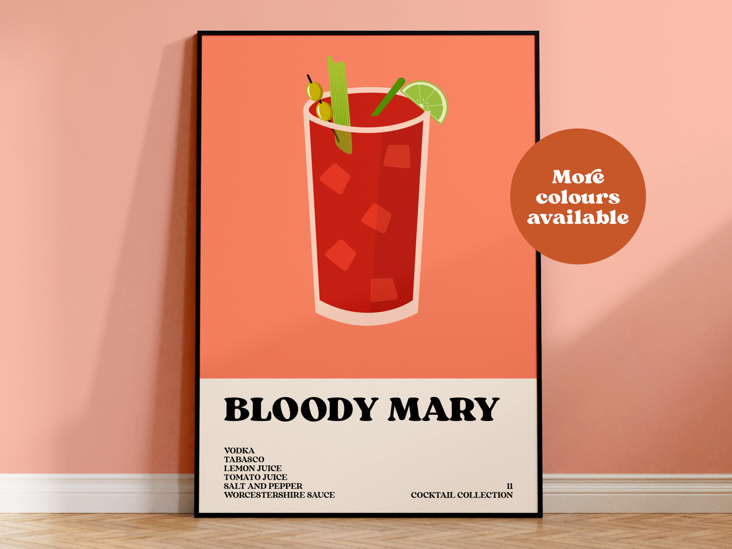 Bloody Mary Cocktail Print