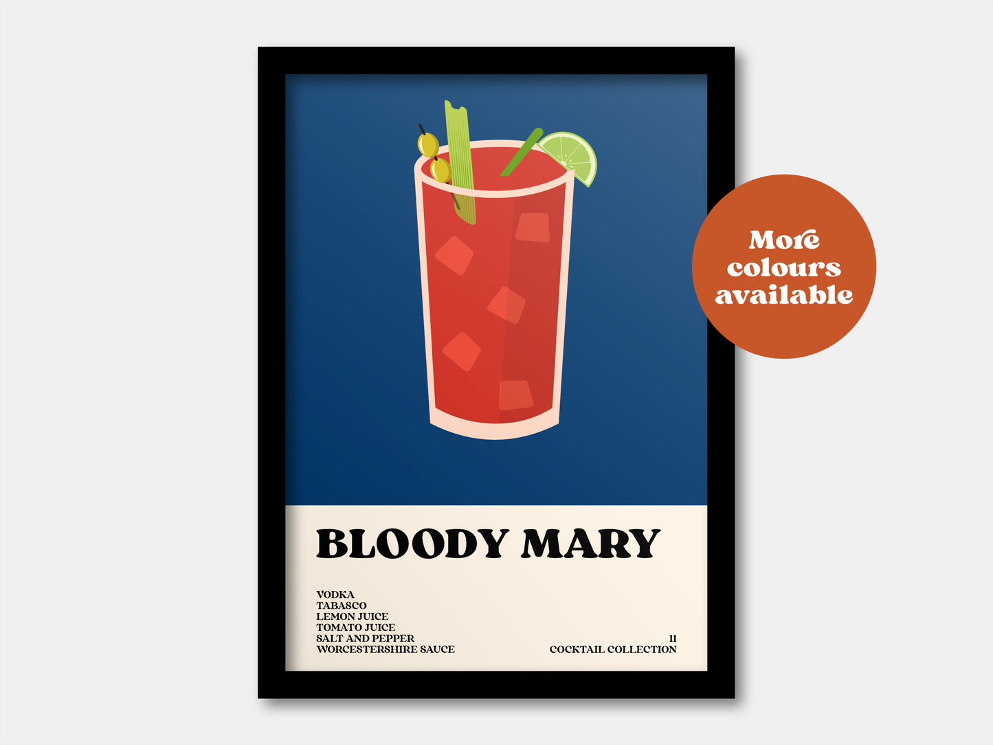Bloody Mary Cocktail Print