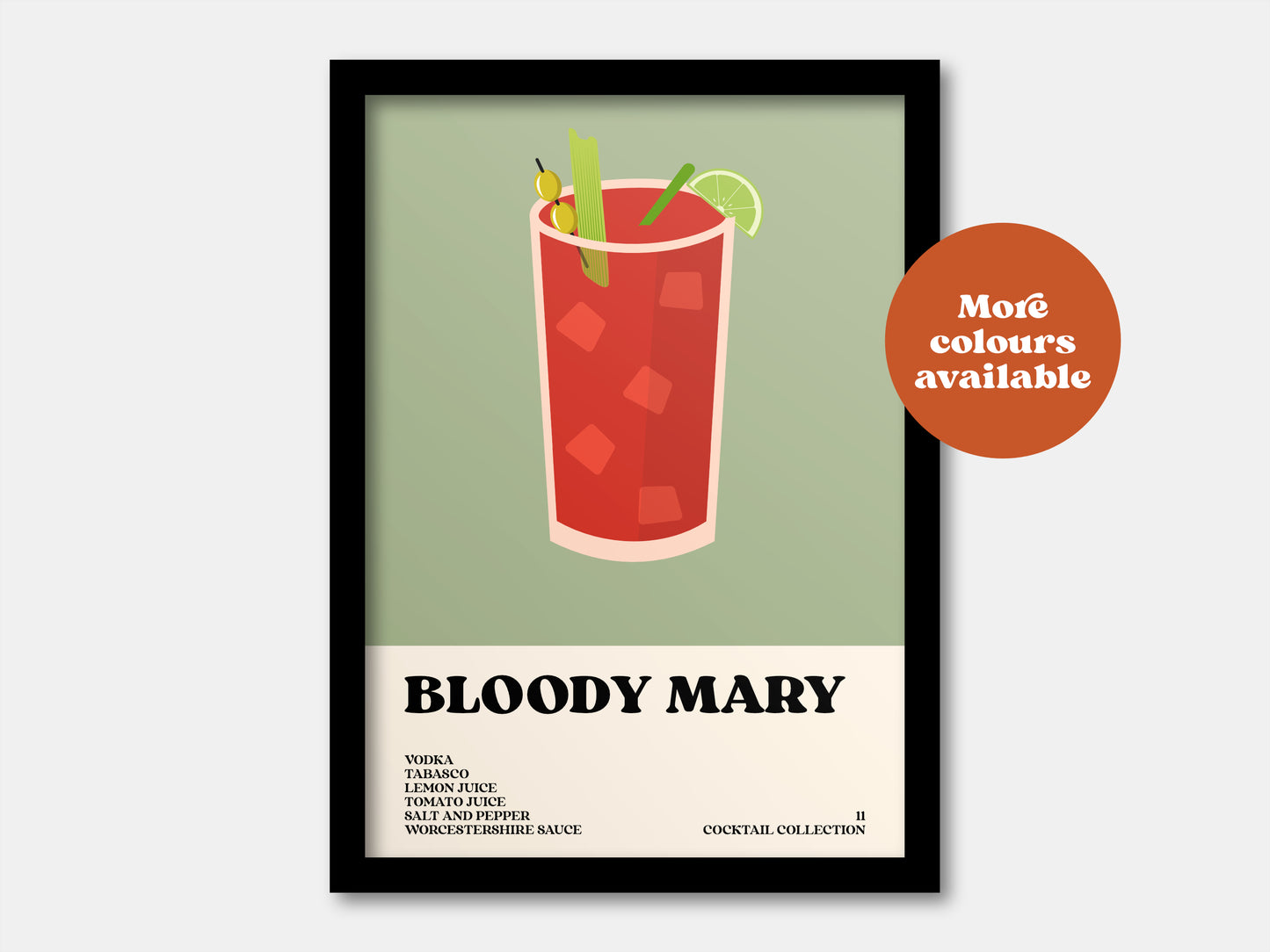 Bloody Mary Cocktail Print