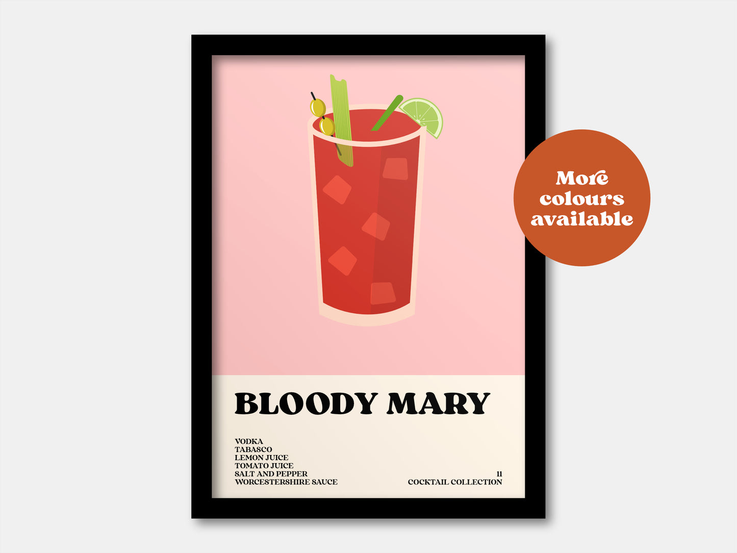 Bloody Mary Cocktail Print