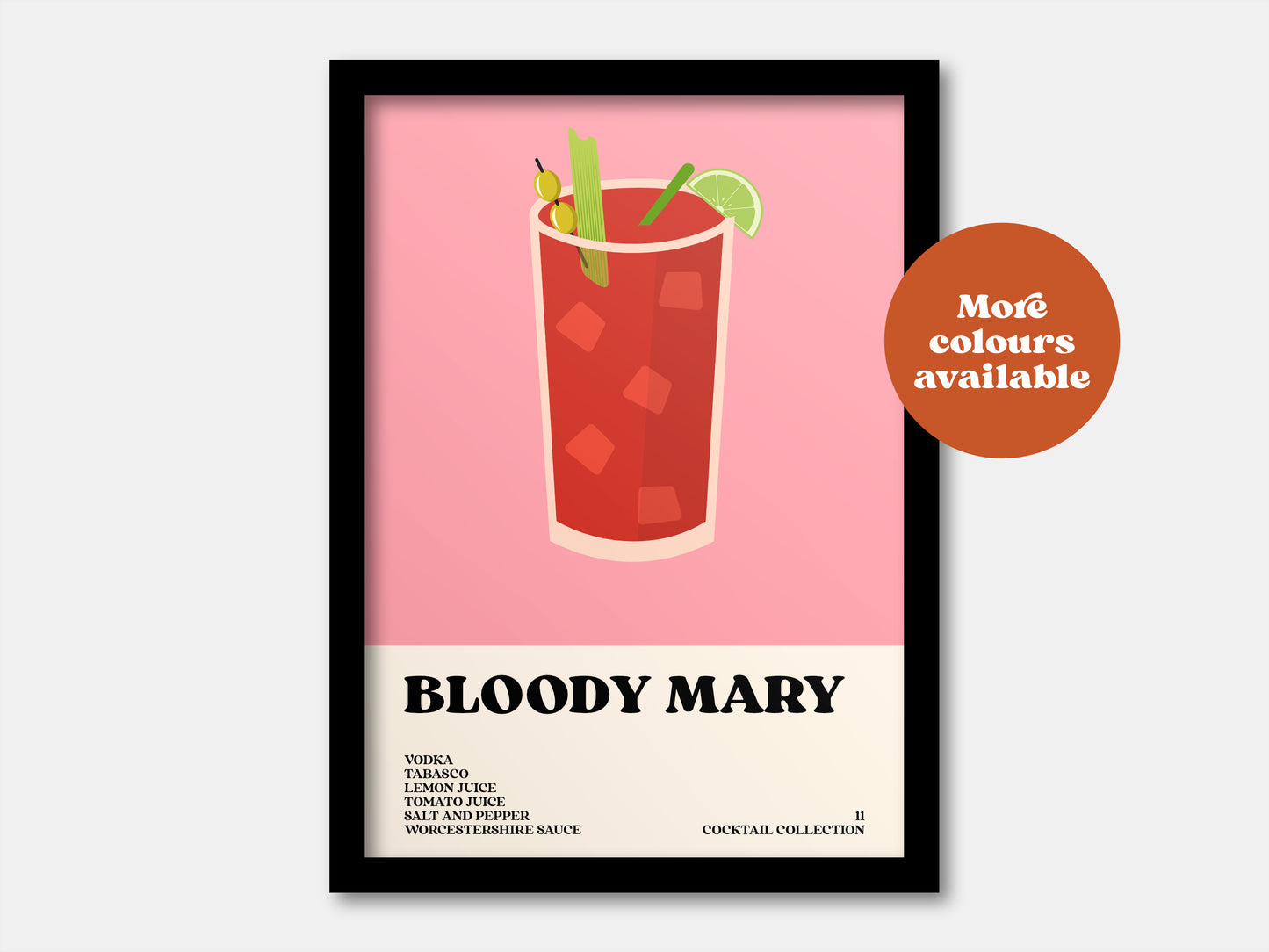 Bloody Mary Cocktail Print