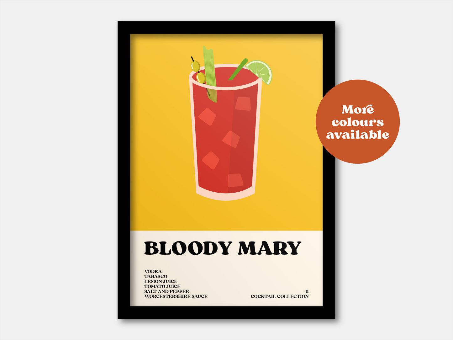 Bloody Mary Cocktail Print