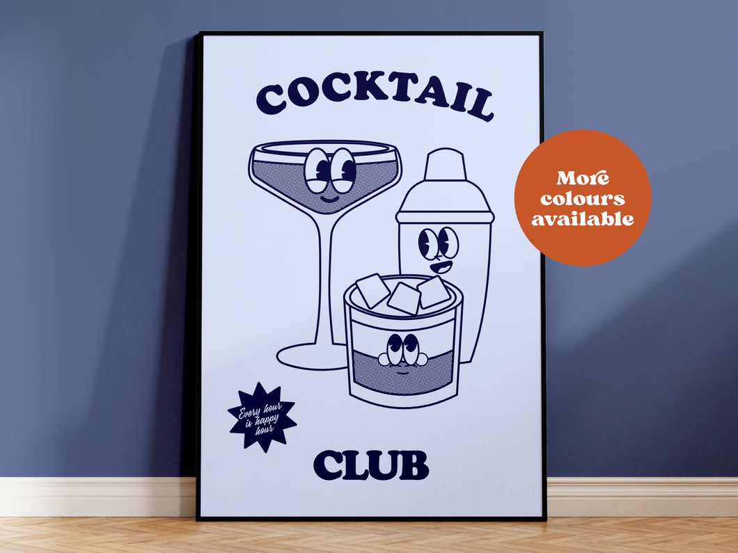 Cocktail Club Takeaway Print