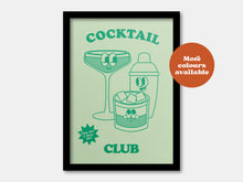 Load image into Gallery viewer, Cocktail Club Takeaway Print
