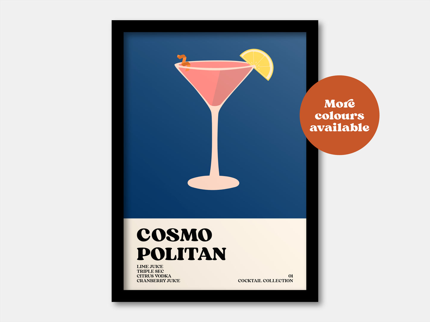 Cosmopolitan Cocktail Print