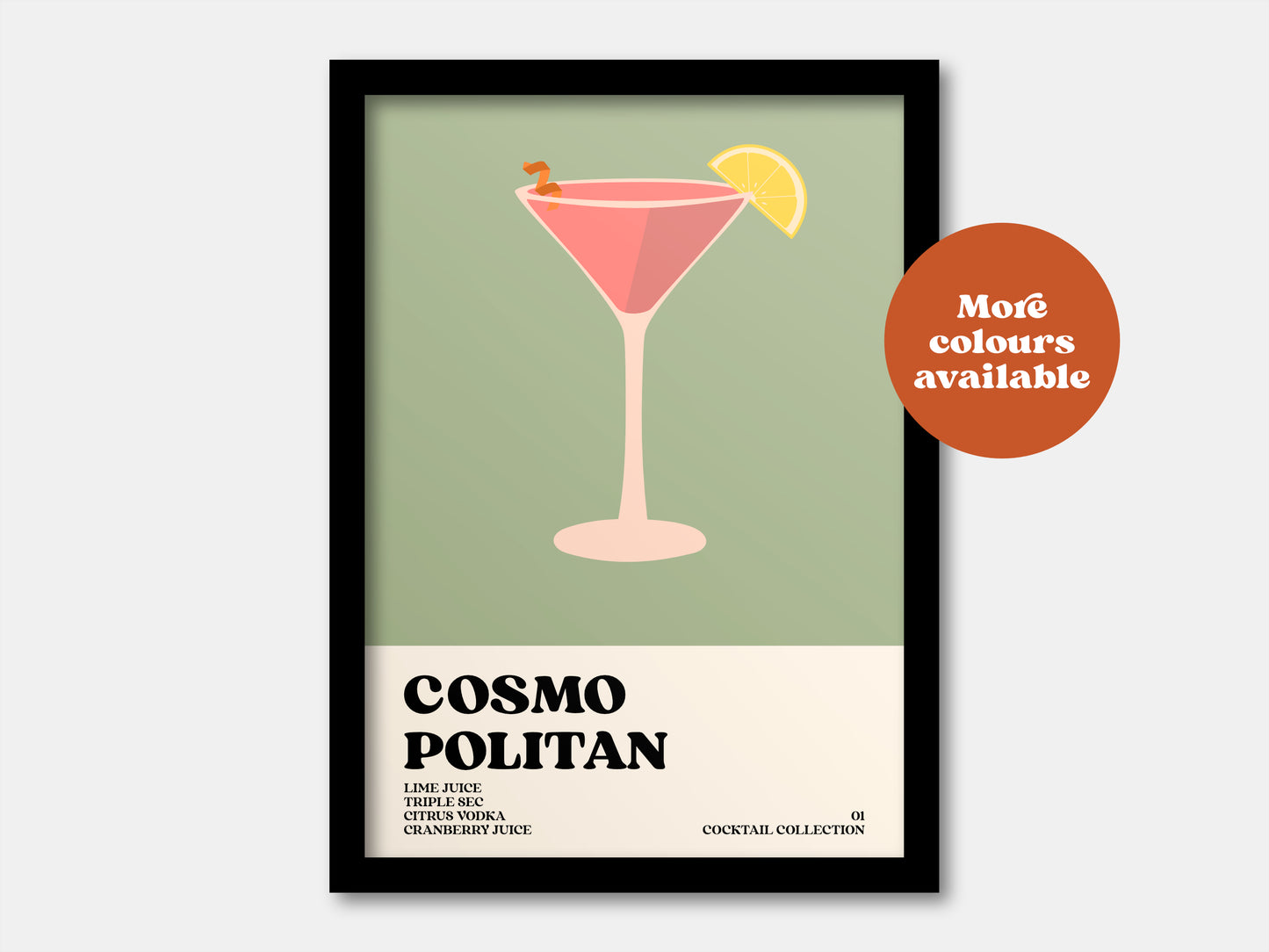 Cosmopolitan Cocktail Print