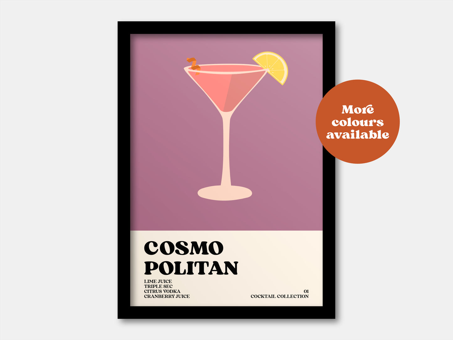 Cosmopolitan Cocktail Print