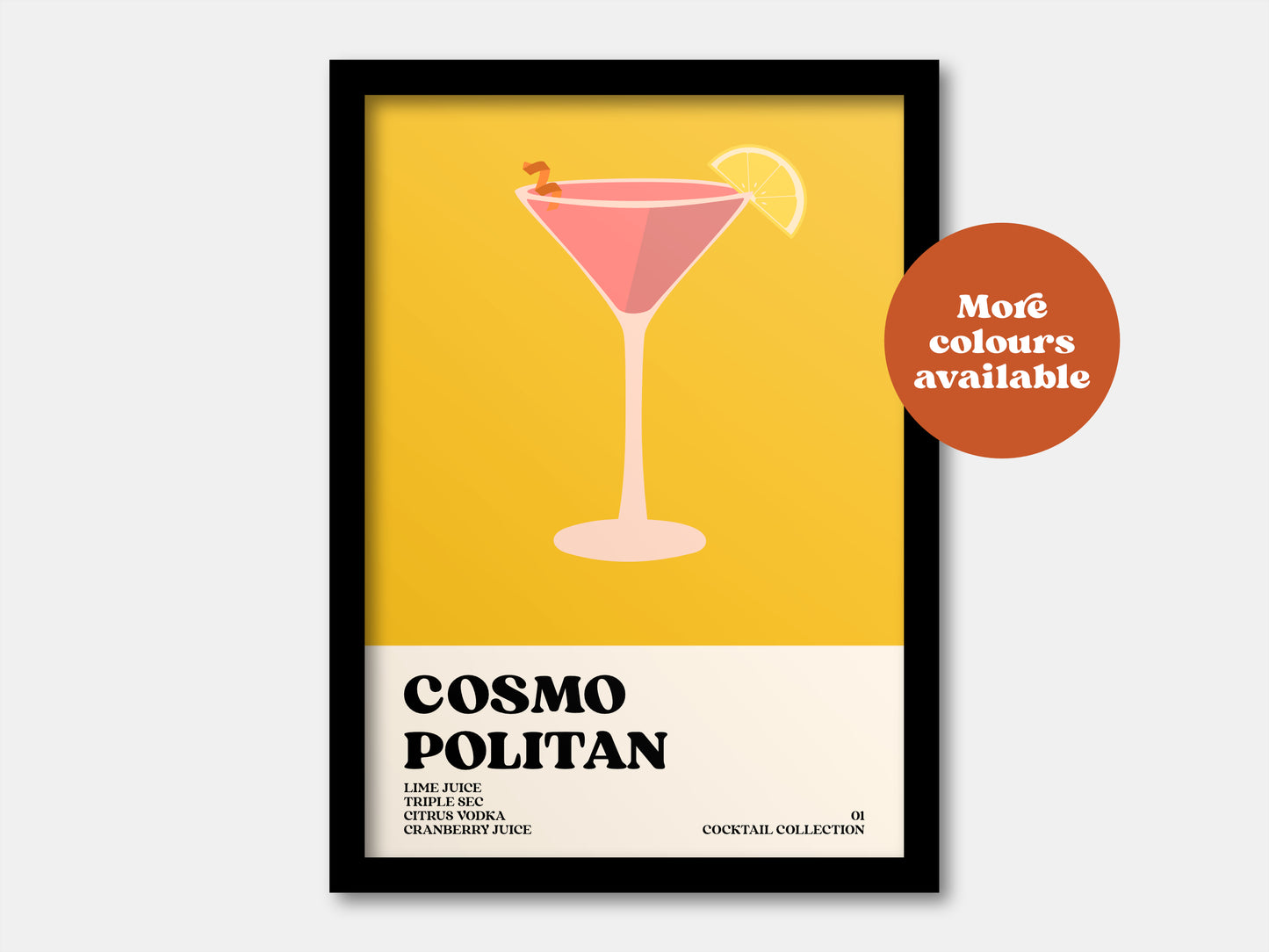 Cosmopolitan Cocktail Print