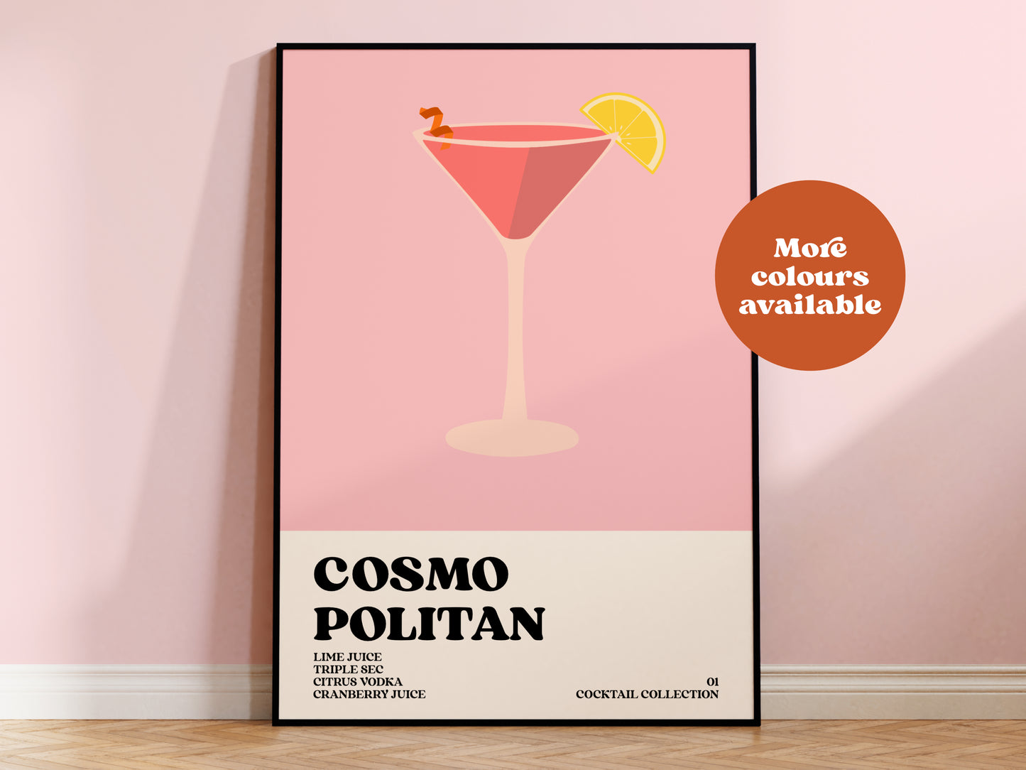 Cosmopolitan Cocktail Print