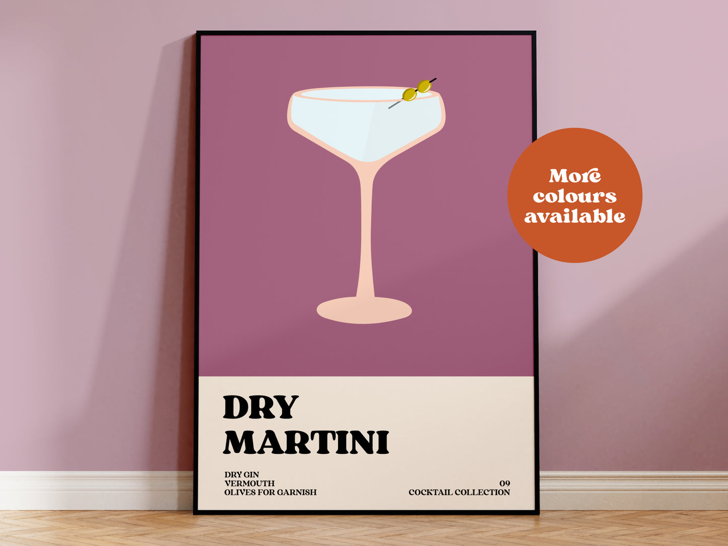 Dry Martini Cocktail Print